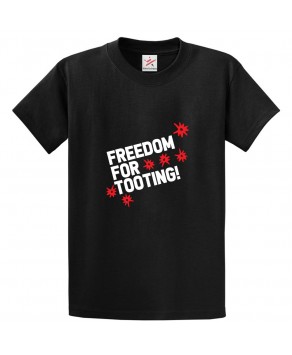 Freedom For Tooting Classic Unisex Kids and Adults T-Shirt for Sitcom Fans
